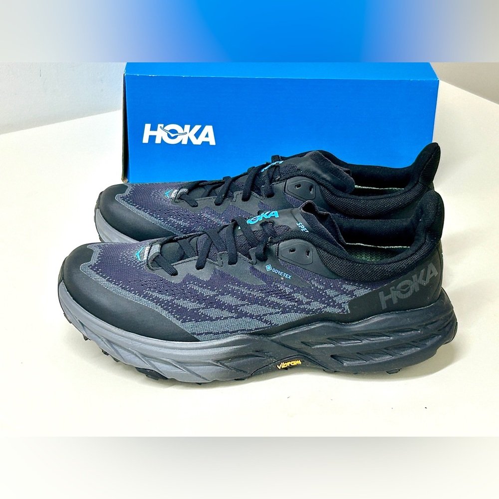 Men’s 10 Hoka One One Speedgoat 5 GTX SPIKE Tungsten Carbide Cleat Trail Shoes